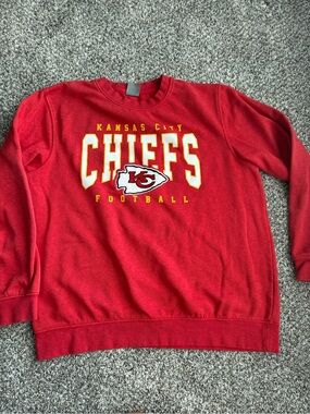 Kansas City Chiefs Red Crewneck Sweatshirt
